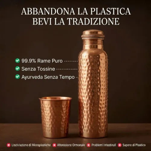 Borraccia in puro rame