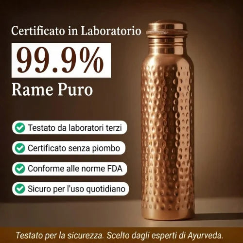 Borraccia in puro rame